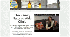 Desktop Screenshot of familynaturopathicclinic.org