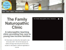 Tablet Screenshot of familynaturopathicclinic.org